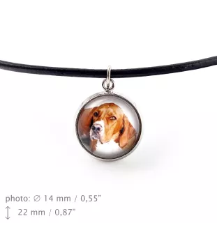 English Pointer I - a set of jewelry with your photo, handmade set, bracelet and necklace by Art.-Dog brand