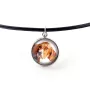 English Pointer I - a set of jewelry with your photo, handmade set, bracelet and necklace by Art.-Dog brand