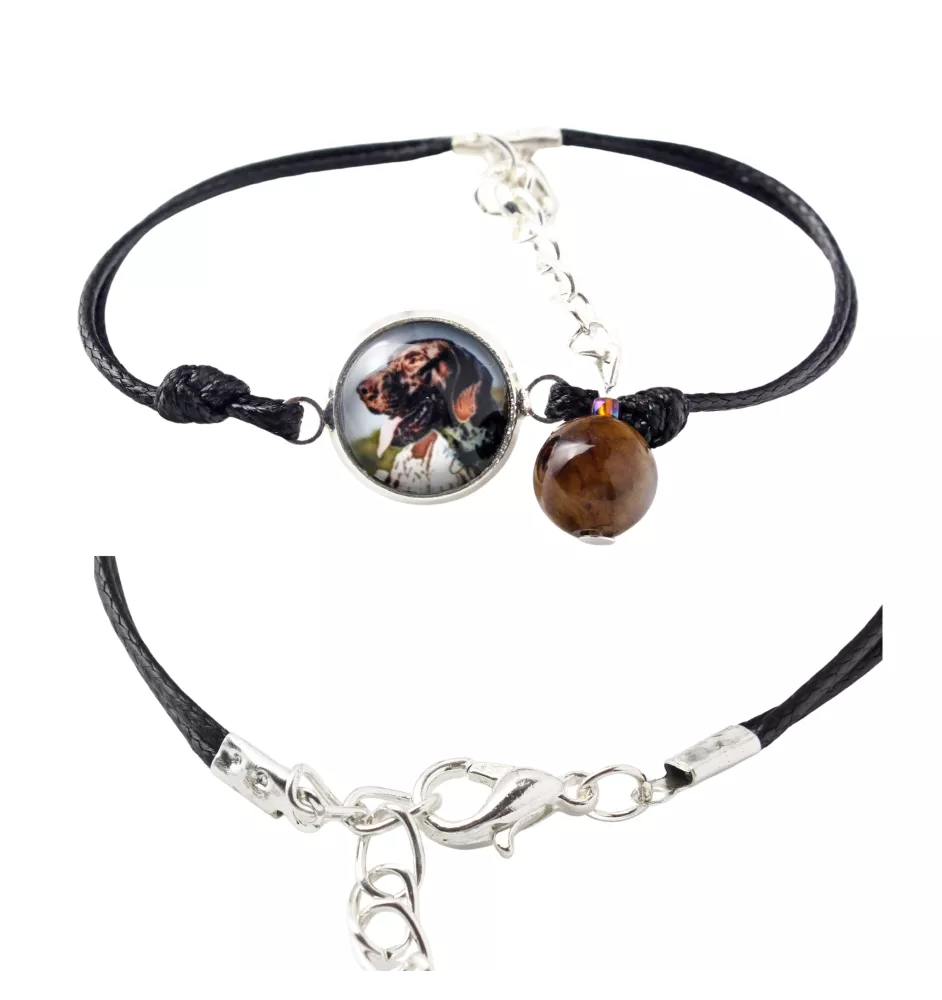 Pointer anglais - bracelet dans une boîte avec votre photo, bijoux féminins, cadeau parfait de la marque Art-Dog