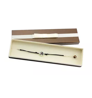 English Pointer - bracelet in a box with your photo, feminine jewelry, perfect gift from Art-Dog brand