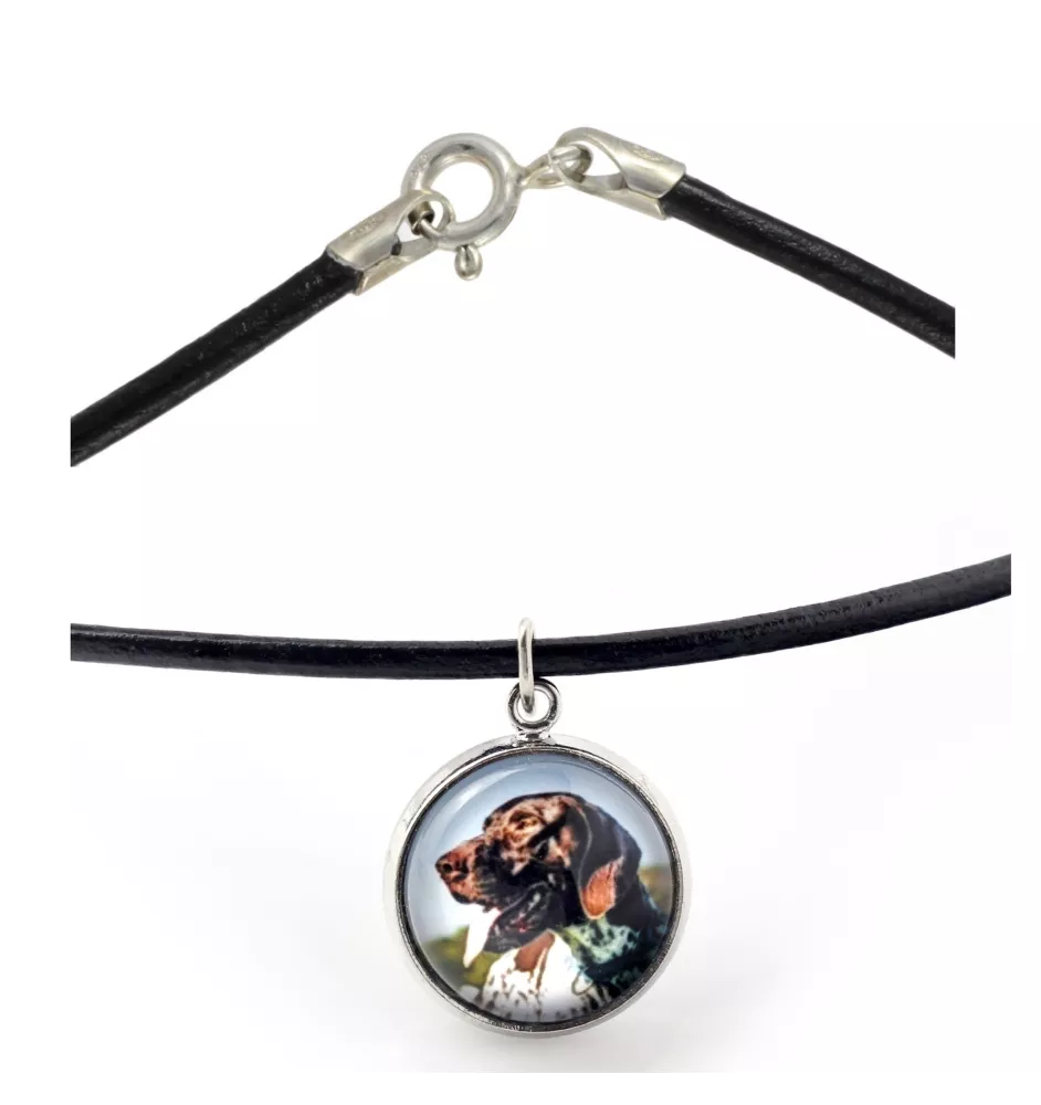 Pointer anglais - collier dans une boîte, élégant bijou, pendentif de la marque Art-Dog