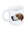 English Pointer - cup with a geometric dog image and the inscription Art-Dog