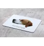 English Pointer - geometric mouse pad with a picture and text by Art-Dog