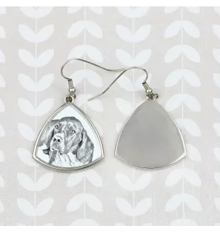 Pointer I kolczyki ze zdjęciem psa Art-Dog