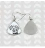 Pointer anglais II - boucles d'oreilles avec chien, boucles d'oreilles pendantes avec photo, bijoux personnalisés avec impression de la marque Art-Dog