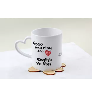 Pointer I kubek z psem good morning serce Art-Dog