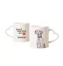 English Pointer - cup with a dog, adorable cup with a heart-shaped handle, universal gift from the Art-Dog brand