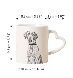 Pointer kubek z psem good morning serce Art-Dog