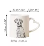 English Pointer - cup with a dog, adorable cup with a heart-shaped handle, universal gift from the Art-Dog brand