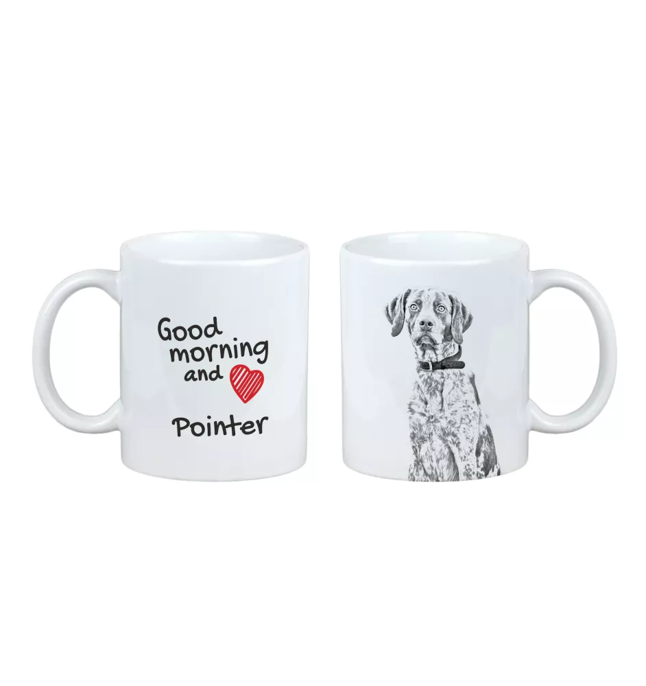English Pointer, Englischer Pointer - Tasse mit Hund, Tasse mit Bild, personalisiertes Geschenk der Marke Art-Dog