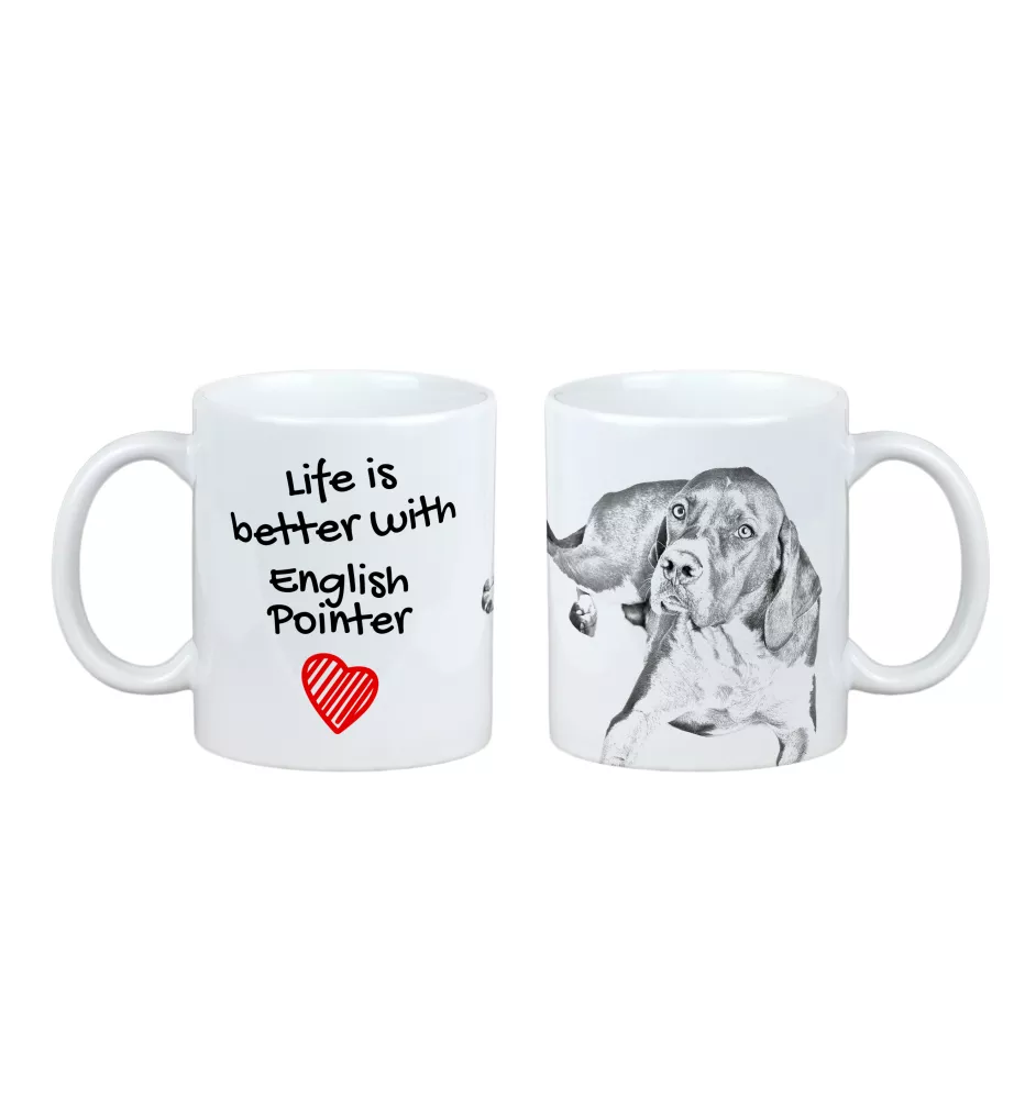 Pointer anglais I - tasse avec chien, tasse avec photo, cadeau personnalisé de la marque Art-Dog