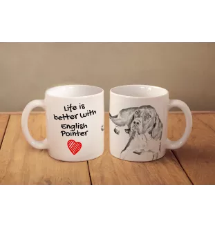 Pointer anglais I - tasse avec chien, tasse avec photo, cadeau personnalisé de la marque Art-Dog