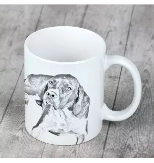 English Pointer I - cup with a dog, cute cup with graphics, a gift with your photo from the Art-Dog brand
