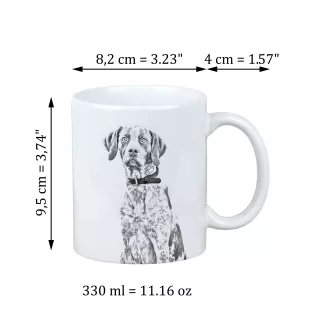 English Pointer - cup with a dog, cute cup with graphics, a gift with your photo from the Art-Dog brand