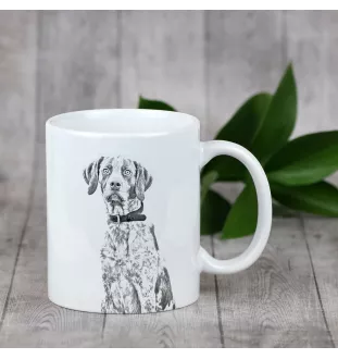 English Pointer - cup with a dog, cute cup with graphics, a gift with your photo from the Art-Dog brand