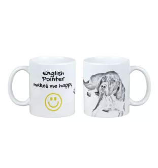 Pointer anglais I - tasse avec chien, une tasse joyeuse pour les amoureux des chiens, un cadeau personnalisé de la marque Art-Dog