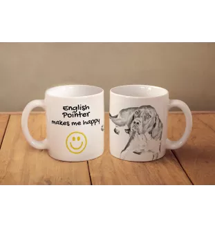 Pointer I kubek z psem Makes me happy Art-Dog