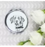 Pointer anglais II - miroir de poche avec chien, miroir personnalisé pour sac à main, miroir compact avec impression de la marque Art-Dog