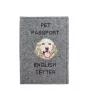 Setter anglais, Setter laverack - Porte passeport pour chien, porte document, cadeau pour le voyageur de la marque Art-Dog