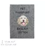 Setter anglais, Setter laverack - Porte passeport pour chien, porte document, cadeau pour le voyageur de la marque Art-Dog