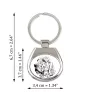 English setter, Lawerack, Laverack - keychain with a dog, keychain with a print, personalized pendant from the Art-Dog brand