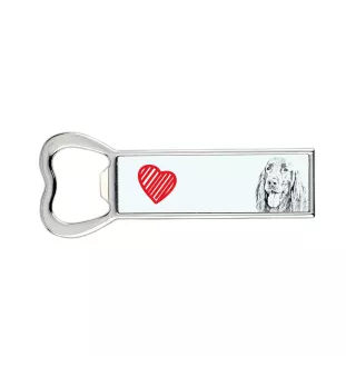 English Setter, Englischer Setter I - Flaschenöffner mit Hund, personalisierter Flaschenöffner für den Kühlschrank, ein einzigartiges Geschenk für Männer von der Marke Art-Dog