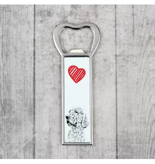 English Setter, Englischer Setter - Flaschenöffner mit Hund, personalisierter Flaschenöffner für den Kühlschrank, ein einzigartiges Geschenk für Männer von der Marke Art-Dog