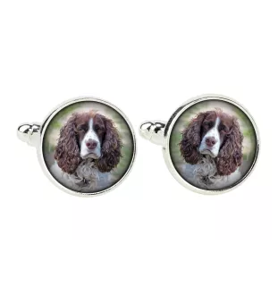 English Springer Spaniel - Manschettenknöpfe, Hemdverzierung, Hemdanhänger der Marke Art-Dog