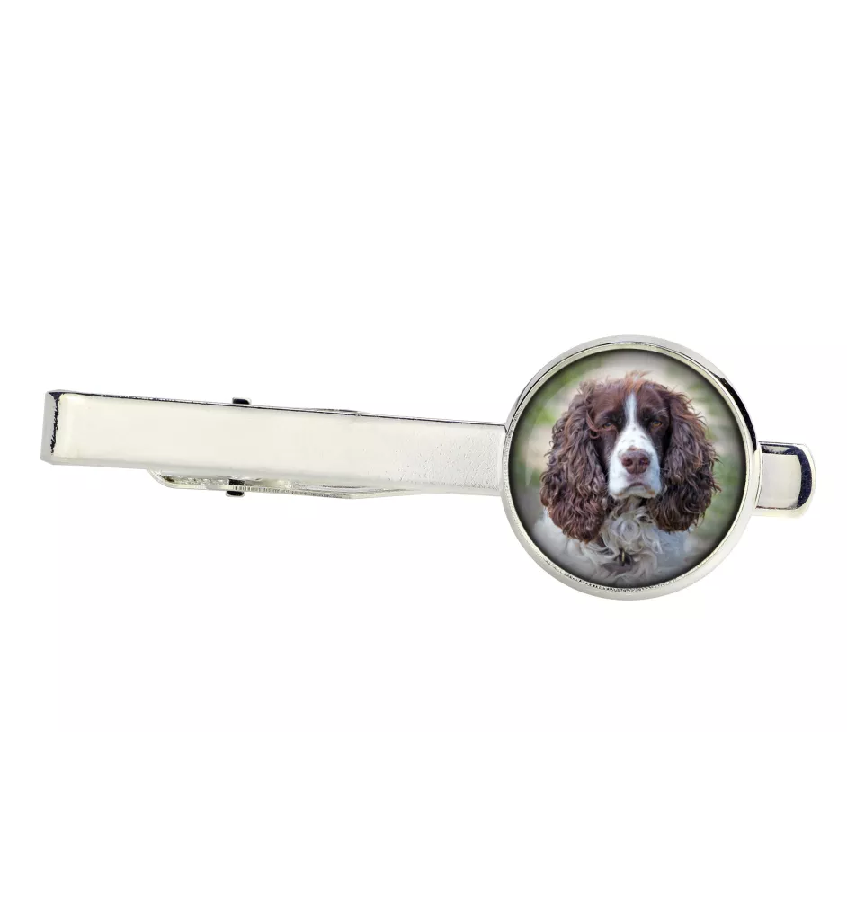English Springer Spaniel - tie clip, ornament, jewelry for an evening outfit by Art-Dog
