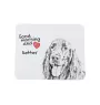 English setter, Lawerack, Laverack I - mouse pad with print, personalized dog-themed mouse pad, unique gadget for an office worker by Art-Dog brand