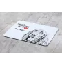 English setter, Lawerack, Laverack I - mouse pad with print, personalized dog-themed mouse pad, unique gadget for an office worker by Art-Dog brand