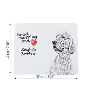 Seter angielski podkładka pod mysz z psem Art-Dog