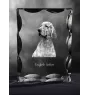 Setter anglais, Setter laverack - cristal avec photo de chien, statuette en verre avec photo, cadre exceptionnel avec photo de la marque Art-Dog