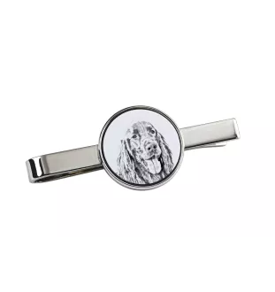 English Setter, Englischer Setter I - Krawattenklammer mit Hund, personalisierter Krawattenclip, einzigartiges Geschenk für Männer von der Marke Art-Dog