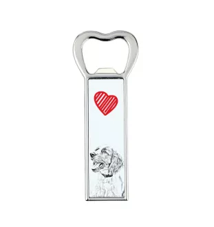 English Springer Spaniel, Springer anglais - ouvre-bouteille avec chien, ouvre-bouteille personnalisé pour réfrigérateur, cadeau unique pour homme de la marque Art-Dog