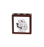 English Setter, Englischer Setter - Stifthalter mit Hund, Schreibtischorganizer mit Aufdruck, personalisierte Schreibtischdekoration der Marke Art-Dog