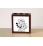 English setter, Lawerack, Laverack - pen holder with a dog, desk organizer with a print, personalized desk decoration from the Art-Dog brand.