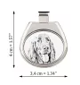 English setter, Lawerack, Laverack I - dog necklace, personalized pendant with a photo, unique necklace for women and men by Art-Dog brand