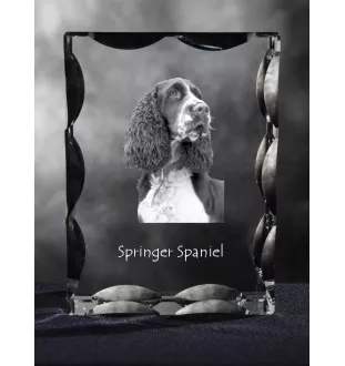Springer spaniel angielski ramka kryształowa z psem Art-Dog