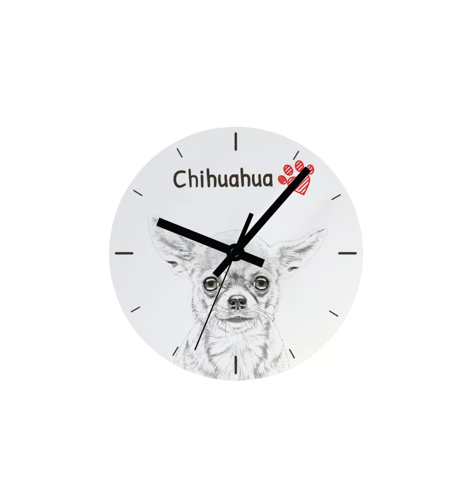 English setter, Lawerack, Laverack I - wall clock with a dog, shelf clock with a print, personalized home decoration from the Art-Dog brand