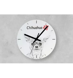 English setter, Lawerack, Laverack I - wall clock with a dog, shelf clock with a print, personalized home decoration from the Art-Dog brand