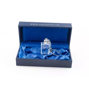 English Setter, Englischer Setter I - Schlüsselanhänger aus Kristall mit Hundefoto, beleuchteter Schlüsselanhänger, einzigartiges Geschenk der Marke Art-Dog