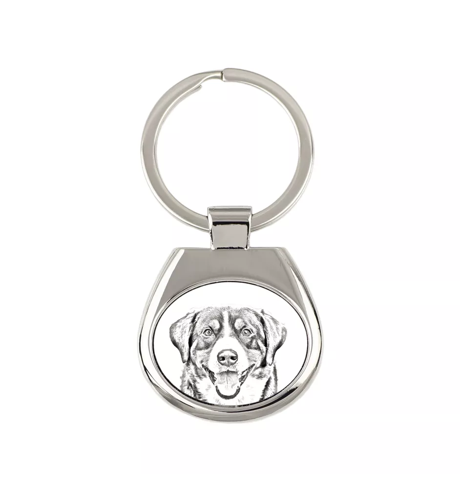 Entlebucher Mountain Dog, Entelbuch Cattle Dog - keychain with a dog, keychain with a print, personalized pendant from the Art-Dog brand