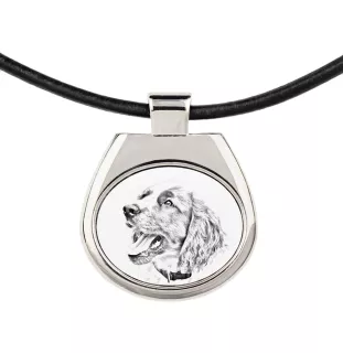 English Springer Spaniel - dog necklace, personalized pendant with a photo, unique necklace for women and men by Art-Dog brand