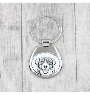 Entlebucher Mountain Dog, Entelbuch Cattle Dog - keychain with a dog, keychain with a print, personalized pendant from the Art-Dog brand