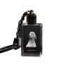 English setter, Lawerack, Laverack - Crystal key ring with dog photo, illuminated key ring, unique gift by Art-Dog brand