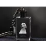 English setter, Lawerack, Laverack - Crystal key ring with dog photo, illuminated key ring, unique gift by Art-Dog brand