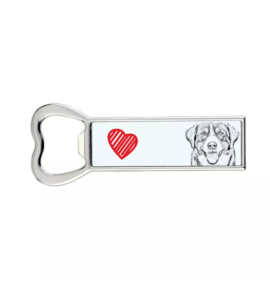 Entlebucher Sennenhund - Flaschenöffner mit Hund, personalisierter Flaschenöffner für den Kühlschrank, ein einzigartiges Geschenk für Männer von der Marke Art-Dog