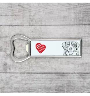 Entlebucher Sennenhund - Flaschenöffner mit Hund, personalisierter Flaschenöffner für den Kühlschrank, ein einzigartiges Geschenk für Männer von der Marke Art-Dog