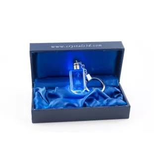 English Springer Spaniel - Crystal key ring with dog photo, illuminated key ring, unique gift by Art-Dog brand